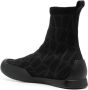 Valentino Garavani Toile Iconographe sock boots Black - Thumbnail 3