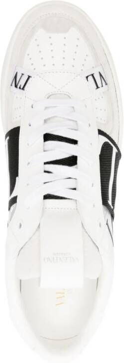 Valentino Garavani VL7N logo-tape leather sneakers White