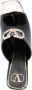 Valentino Garavani 100mm VLogo sandals Black - Thumbnail 4