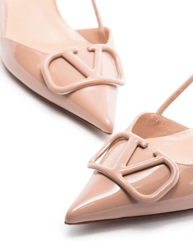 Valentino Garavani VLogo 40mm slingback pumps Pink