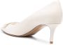 Valentino Garavani VLogo 75mm leather pumps White - Thumbnail 3