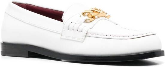 Valentino Garavani VLogo Chain loafers White