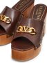 Valentino Garavani 110mm VLogo Chain sandals Brown - Thumbnail 5