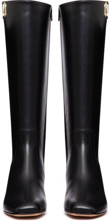 Valentino Garavani VLogo Type knee-high boots Black