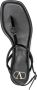 Valentino Garavani VLogo patent-leather sandals Black - Thumbnail 4