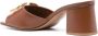 Valentino Garavani VLogo Signature 60mm leather sandals Brown - Thumbnail 3