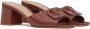 Valentino Garavani VLogo Signature 60mm patent sandals Brown - Thumbnail 2