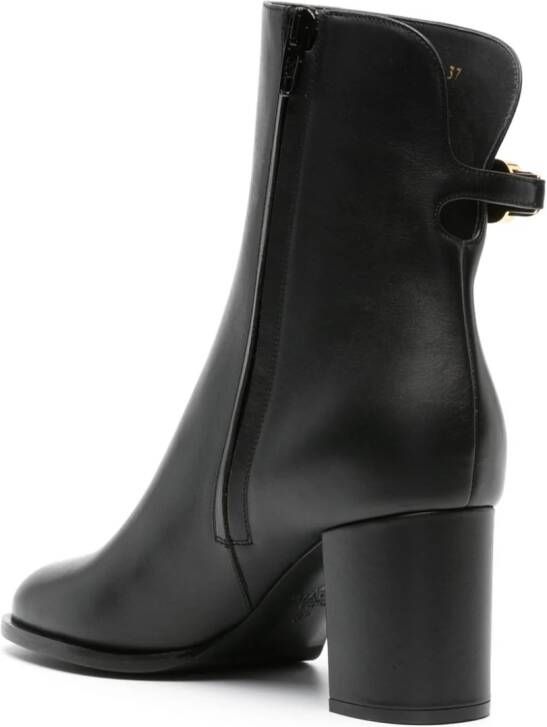 Valentino Garavani VLogo Signature 70mm leather boots Black