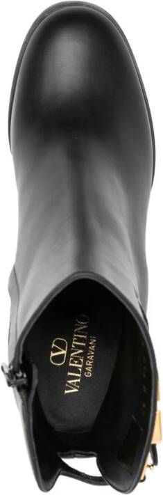 Valentino Garavani VLogo Signature 70mm leather boots Black