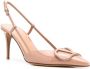 Valentino Garavani VLOGO Signature 80mm pumps Neutrals - Thumbnail 2