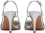 Valentino Garavani VLogo Signature 80mm slingback pumps Silver - Thumbnail 3