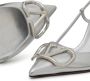 Valentino Garavani VLogo Signature 80mm slingback pumps Silver - Thumbnail 5