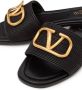 Valentino Garavani VLogo Signature leather slides Black - Thumbnail 5