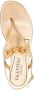 Valentino Garavani VLogo Signature sandals Gold - Thumbnail 4