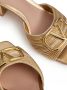 Valentino Garavani VLogo slide sandals Gold - Thumbnail 5
