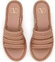 Valentino Garavani VLogo Summerblocks wedge sandals Pink - Thumbnail 4