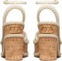 Valentino Garavani VLogo Summerblocks wedge sandals White - Thumbnail 3