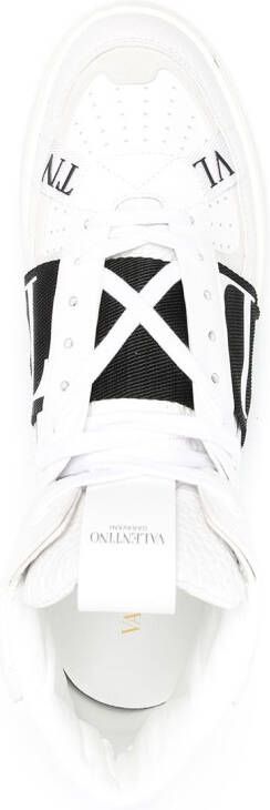 Valentino Garavani VL7N mid-top leather sneakers White
