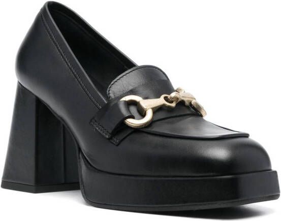 VAMSKO Edith 90mm leather loafers Black
