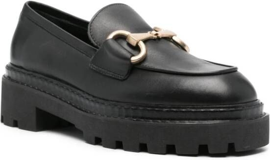 VAMSKO horsebit-detail leather loafers Black