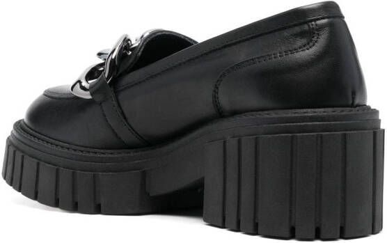 VAMSKO Iris 65mm leather loafers Black