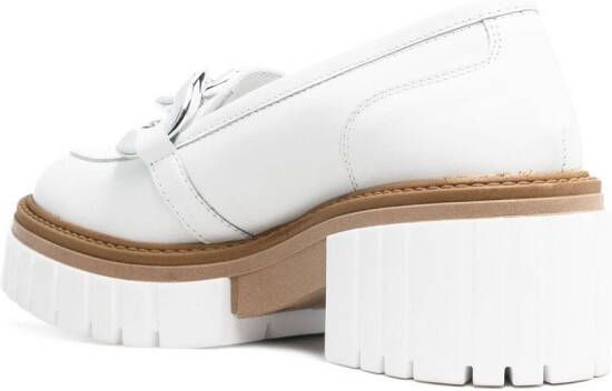 VAMSKO Iris 65mm leather loafers White