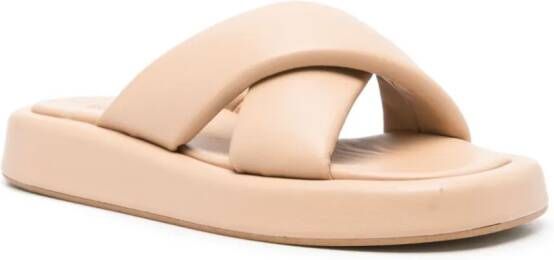 VAMSKO Pillow leather sandals Neutrals