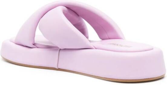 VAMSKO Pillow leather sandals Purple