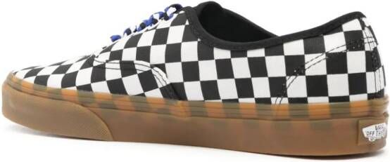Vans Authentic checkerboard sneakers White