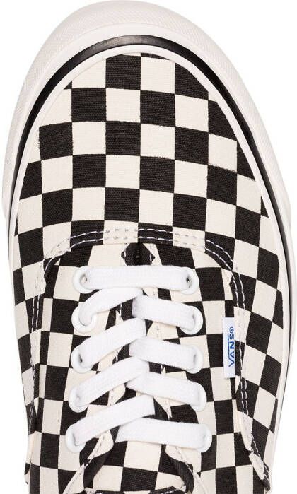 Vans black and white UA Classic Lace-Up DX check cotton sneakers