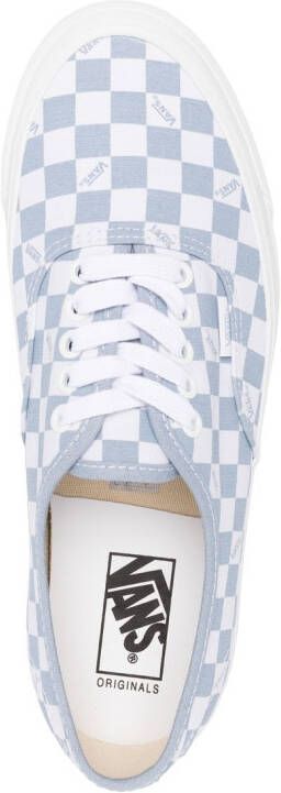 Vans check-print sneakers Blue
