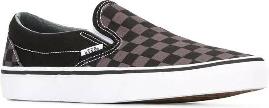 Vans checked slippers Grey