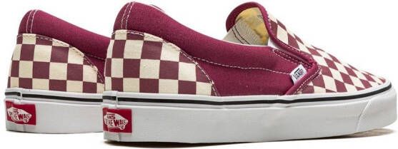 Vans Classic Slip On Checkerboard low-top sneakers Pink