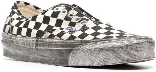 Vans checkerboard low-top sneakers Black