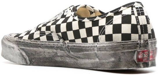 Vans checkerboard low-top sneakers Black
