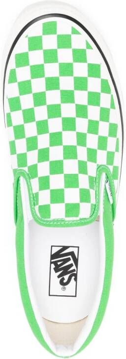 Vans checkerboard slip-on sneakers Green