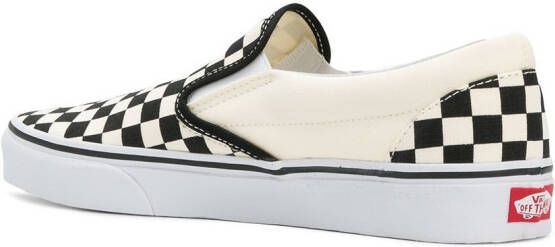 Vans checkerboard slip-on sneakers White