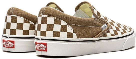 Vans Classic Slip-on Checkerboard sneakers Brown