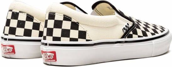 Vans Skate Slip-On "Checkerboard" sneakers White