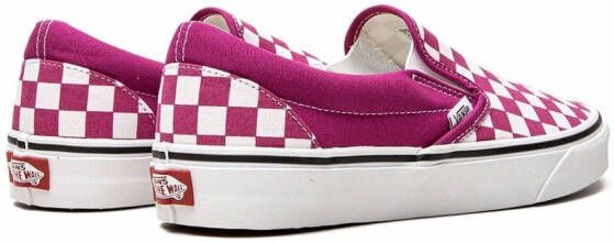 Vans Classic Slip-On "Fuchsia Checkerboard" sneakers Pink