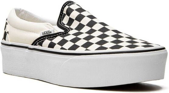 Vans Slip-On Stackform "Checkerboard" sneakers White