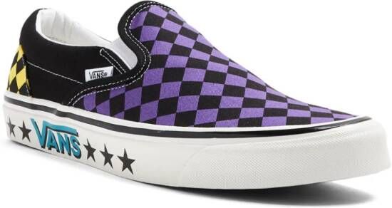 Vans Diamond Check Classic 98 DX slip-on sneakers Purple