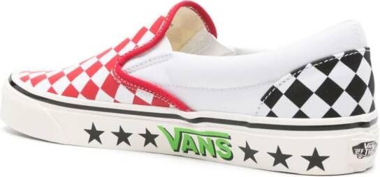 Vans Diamond Check Classic Slip On 98 DX sneakers White