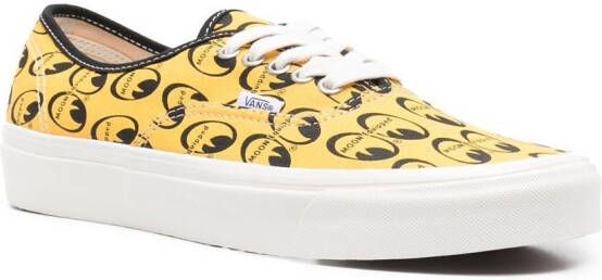 Vans eye-print low-top sneakers Yellow