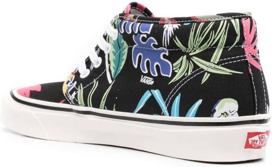 Vans floral-print trainers Black