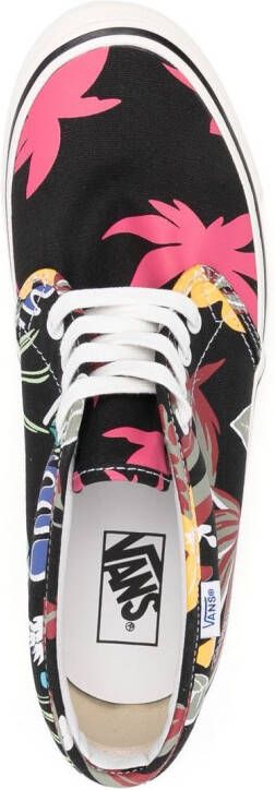 Vans floral-print trainers Black
