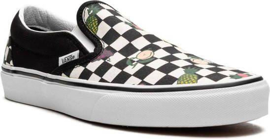 Vans Classic Slip On "Fruit Checkerboard" sneakers Black