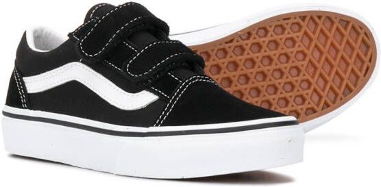Vans Kids Authentic strapped sneakers Black