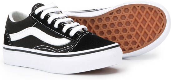 Vans Kids flat lace-up sneakers Black