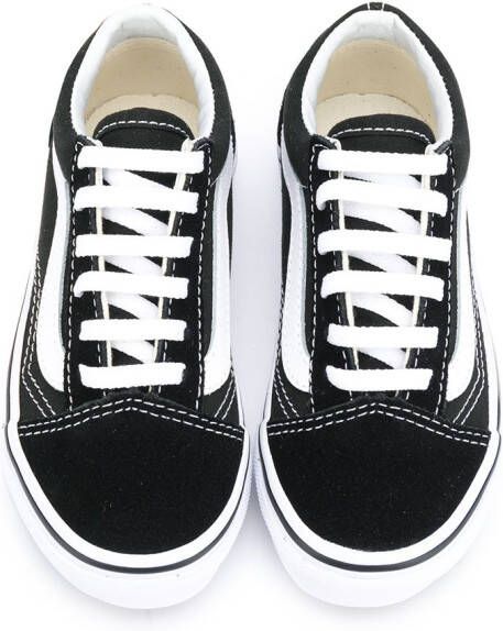 Vans Kids flat lace-up sneakers Black